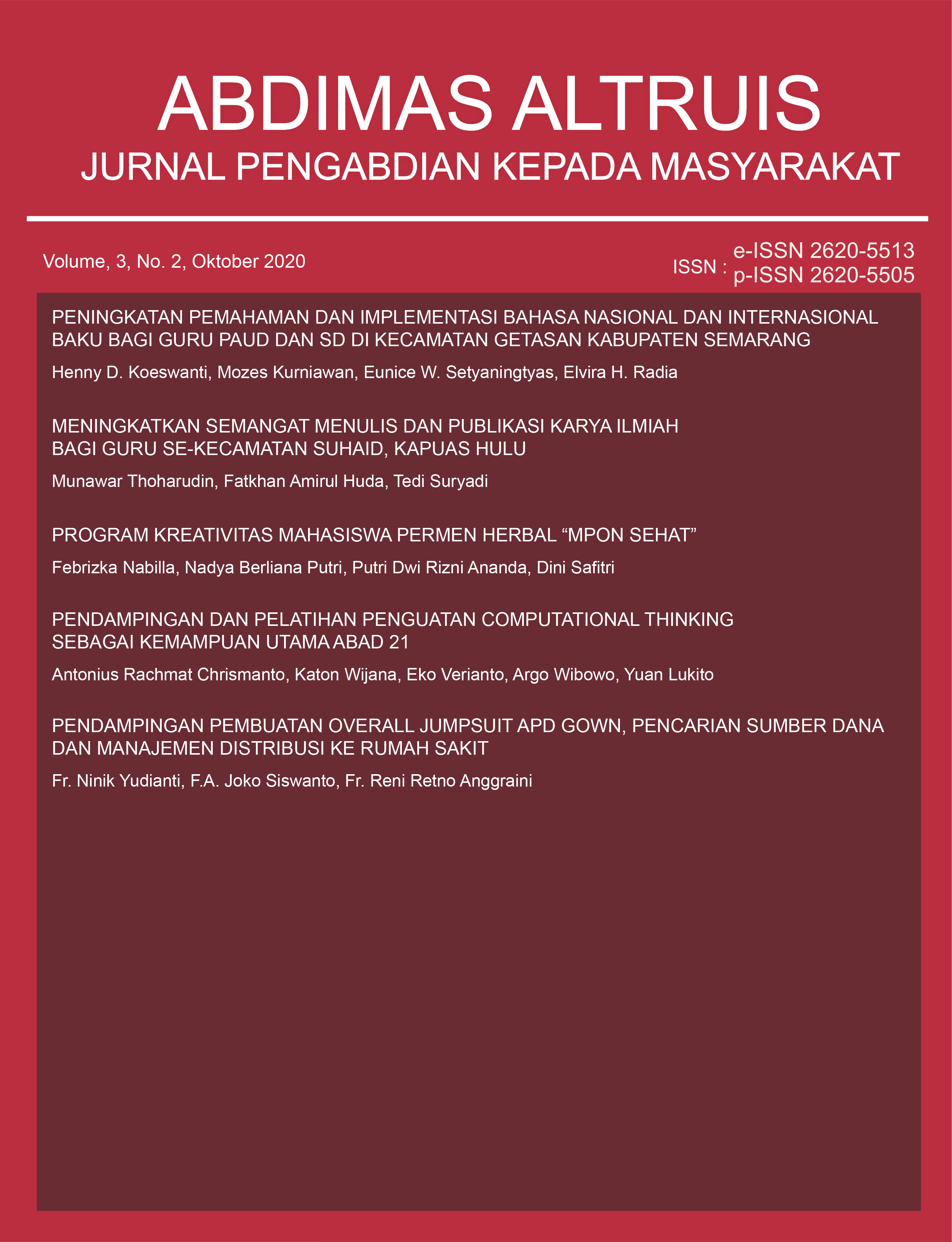 Cover Page